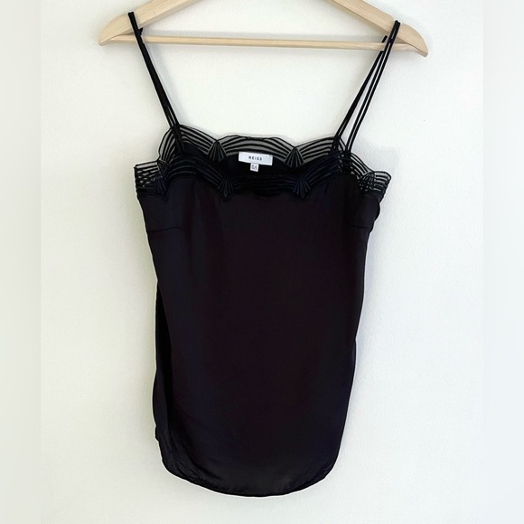 Reiss Women's Black Top, US 2 - Picture 2 of 6
